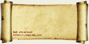 Jana Perunac vizit kartica